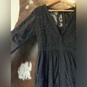 Lace maxi dress